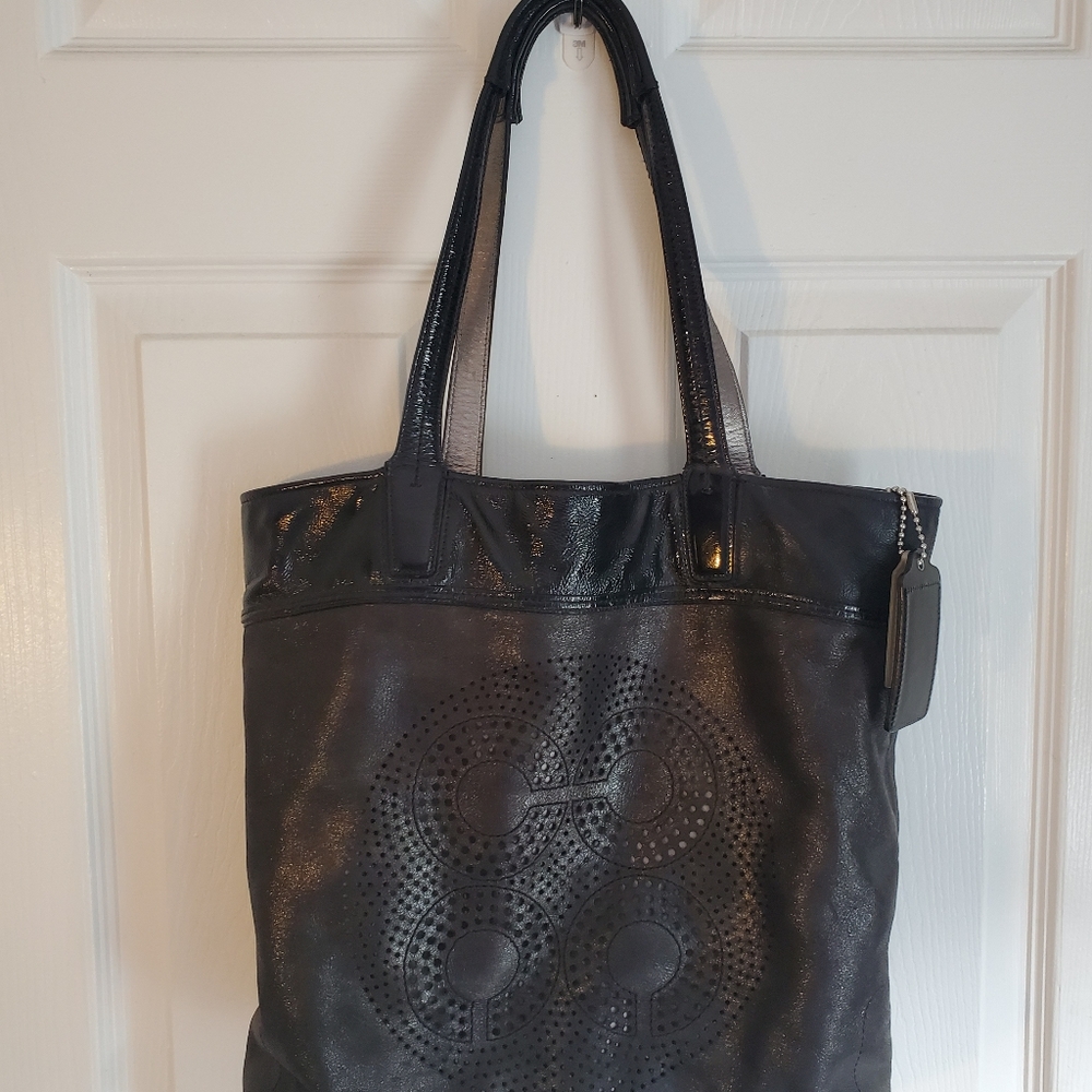 Coach Audrey Leigh Leather Tote